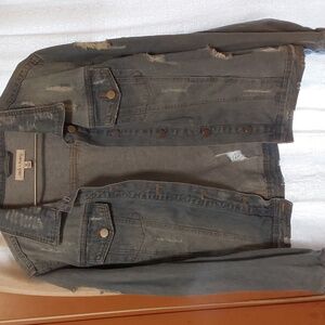 Distressed Denim Jacket